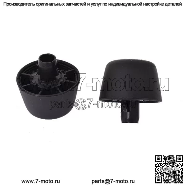 Для Jeep Wrangler JK Body 07-18 черные резиновые бамперы и заглушки капота 2 шт. - Image 4