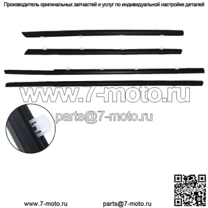 Для Honda Civic 4 шт. Уплотнитель для оконного молдинга, уплотнительный ремень 2012-15
