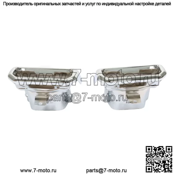 Для Chevrolet Silverado GMC Sierra 1500 2019-2023 гг. Левая и правая выхлопные трубы