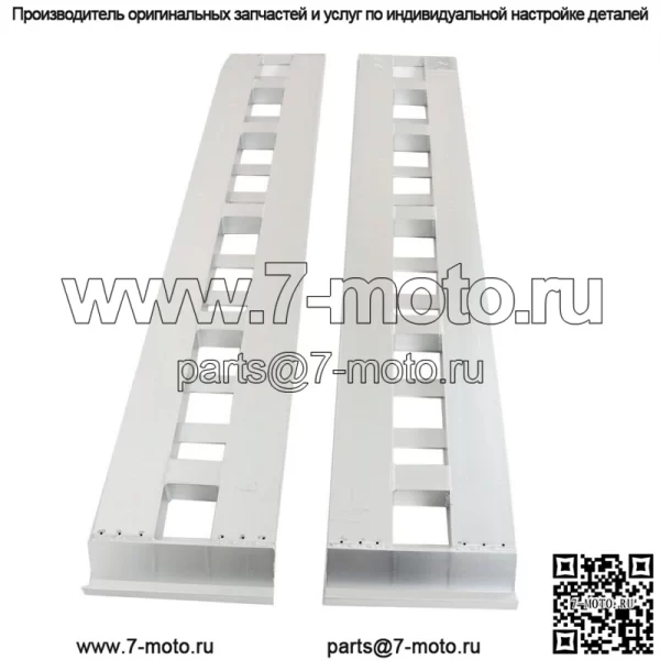 84"x14" алюминиевые рампы 6000 фунтов автомобильный прицеп грузовик крюк конец 1 пара рамп