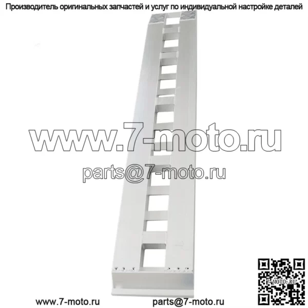 84"x14" алюминиевые рампы 6000 фунтов автомобильный прицеп грузовик крюк конец 1 пара рамп - Image 2