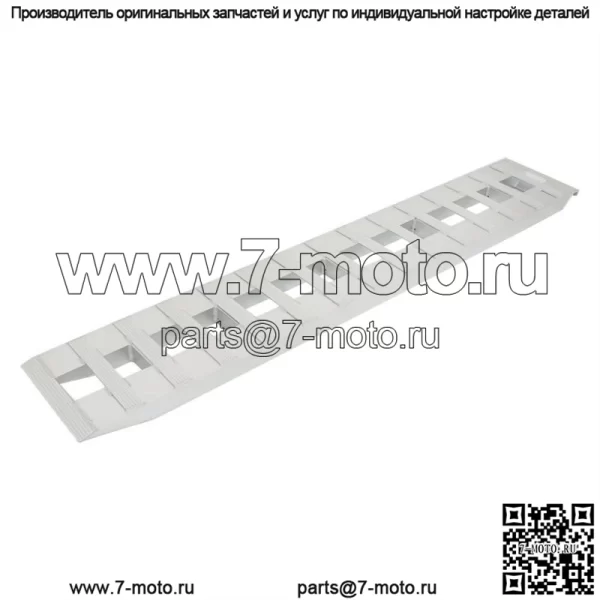 84"x14" алюминиевые рампы 6000 фунтов автомобильный прицеп грузовик крюк конец 1 пара рамп - Image 3