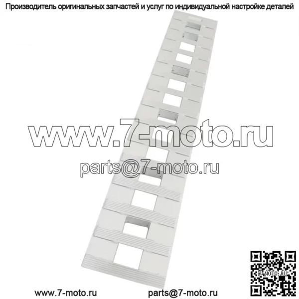 84"x14" алюминиевые рампы 6000 фунтов автомобильный прицеп грузовик крюк конец 1 пара рамп - Image 4