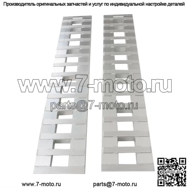 84" X 15" алюминиевые 6000 фунтов для грузовиков, автомобилей, автоприцепов, рампы с крюком, ножевая опора 7' - Image 2