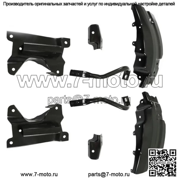 Кронштейн переднего бампера для 07-13 Chevy Silverado 1500 GM1066180 GM1067180 - Image 2