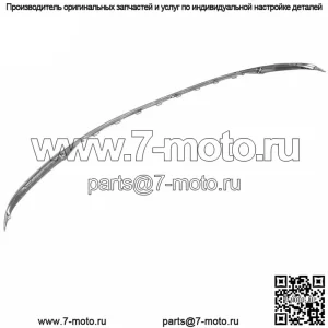 Накладка на задний бампер нижняя молдинг хром для Honda Accord Sedan 2016-2017