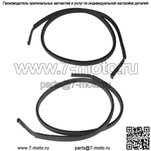 Для Toyota Corolla 2009 2010-2013 черный комплект молдингов для крыши ABS 2 шт.