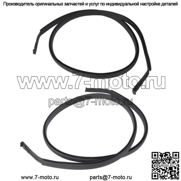 Для Toyota Corolla 2009 2010-2013 черный комплект молдингов для крыши ABS 2 шт.