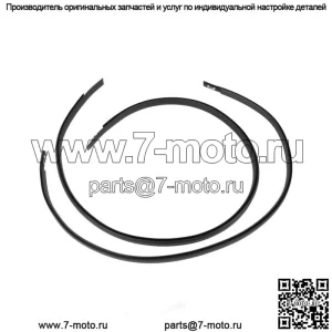 Комплект молдингов для крыши, подходит для Honda Civic 2012-15, 2 шт., 74316-TR0-A12, черный