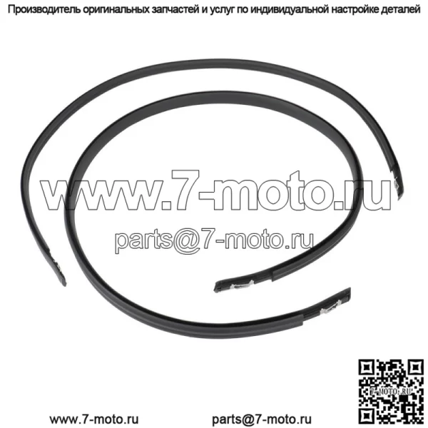 Комплект молдингов для крыши, подходит для Honda Civic 2012-15, 2 шт., 74316-TR0-A12, черный - Image 2