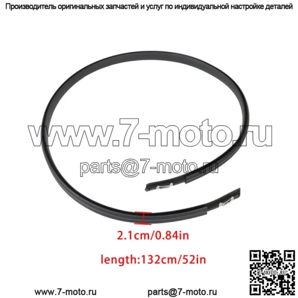 Комплект молдингов для крыши, подходит для Honda Civic 2012-15, 2 шт., 74316-TR0-A12, черный - Image 3