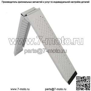 Алюминиевая складная погрузочная рампа 76 дюймов для газонокосилки, квадроцикла, грузовика, мотоцикла, рампы для велосипеда 600 фунтов