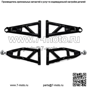 UTV High Clearance 1.5" Forward Offset A-Arms для CFMOTO UForce 1000 2019-2021 | Подходит для шин до 30" | Стальная труба 1.5" | Полная регулировка развала | Порошковое покрытие, устойчивое к ультрафиолетовому излучению