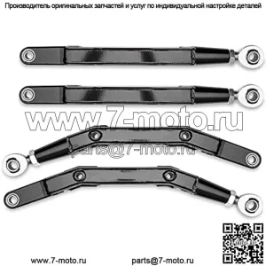 Задние рычаги с высоким клиренсом для Honda Talon 1000X 2019+ / 1000X-4 2020+ | Изготовлены из высокопрочной легированной стали | Огромные регулируемые шарниры Heim 7/8" | Втулки из оцинкованной хромомолибденовой стали
