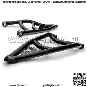 А-образные рычаги Atlas Pro с высоким клиренсом, совместимые с Honda Talon 1000R 2019+ — черные — на 0,5 дюйма больше, чем у оригинального производителя | Стальная труба 1,5 дюйма | Регулируемые поворотные блоки | Порошковое покрытие, устойчивое к ультрафиолетовому излучению | Простая установка