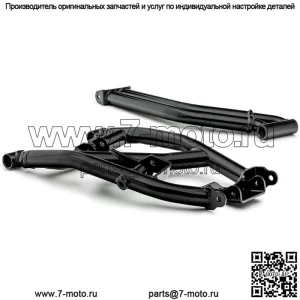 Задние смещенные А-образные рычаги Atlas Pro 1,5 дюйма для Can-Am Commander XT/XT-P/MAX XT 2021+ | Подходят для шин 31 дюйм | Трубы 1,5 дюйма | Регулируемые поворотные блоки | Черный