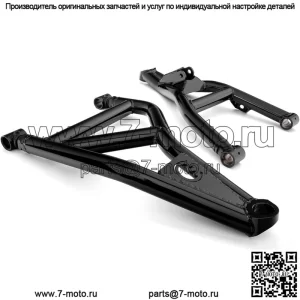 Atlas Pro High Clearance 1,5-дюймовые передние смещенные А-образные рычаги для Can-Am Commander XT-P/XMR 2021+ | Черный | Подходит для шин 34 дюйма | Трубы 1,5 дюйма | Регулируемый поворотный блок | Порошковое покрытие, устойчивое к ультрафиолетовому излучению