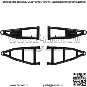 Комплект для подъема подвески Heavy Duty 6" для Kawasaki Teryx 4/800 (2016+) - черный - полный комплект с осями Rhino 2.0, рулевыми тягами, рычагами, тормозными магистралями и многим другим!