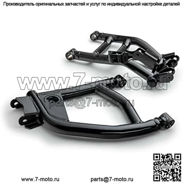 Atlas Pro High Clearance 1,5-дюймовые передние смещенные А-образные рычаги для Can-Am Defender HD 10 DPS/XT/MAX 2020+ (см. комплектацию) | Черный | Подходит для шин 31" | Трубы 1,5" | Регулируемый поворотный блок