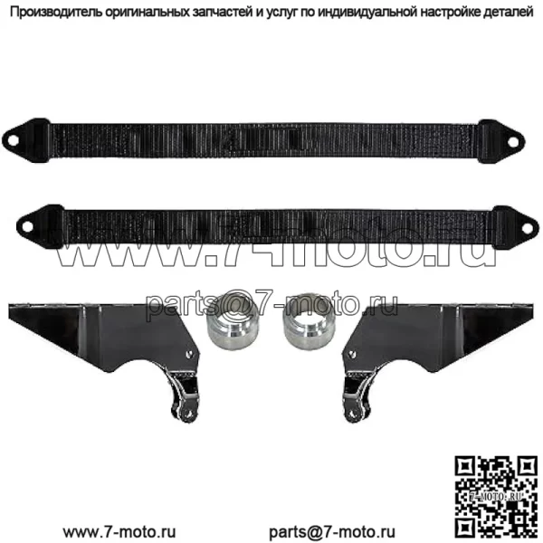 Atlas Pro 2" Offset A-Arms для Can-Am Defender HD 5 / HD 8 / HD 10 / Max | Подходит для шин до 34" с минимальным подъемом | Трубы DOM 1,5” x 0,138” | Повторное использование существующих шаровых шарниров - Image 2