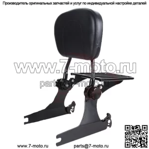 Съемная спинка Sissy Bar с багажником для Harley Dyna Low Rider Custom FXD 02-05
