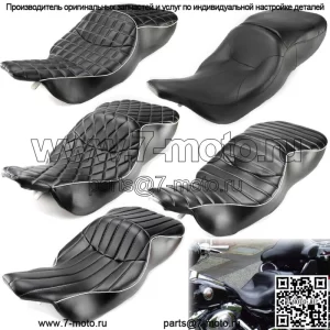 Electra Glide водительское пассажирское сиденье 2-местное для Harley Ultra Classic Standard 97-07