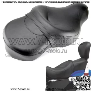 Водительское пассажирское сиденье для мотоцикла, двухместное, для Harley Sportster XL883/1200 Iron 04+
