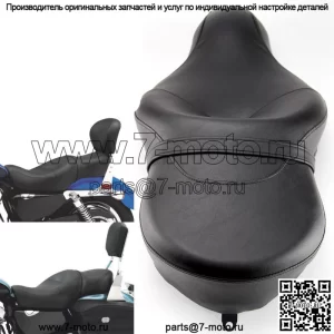 Водительское пассажирское сиденье для Harley Sportster XL 883 1200 Iron Super Low