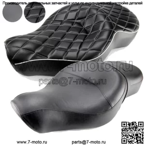 Двухместное сиденье водителя и пассажира для Harley Sportster XL 883 1200 72 48 04-21