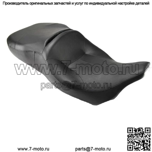 Двухместное сиденье водителя и пассажира с слотом для Harley Electra Glide 1997-2007