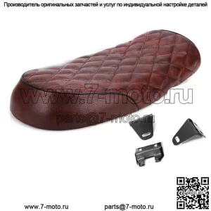 Американское мотоциклетное сиденье Cafe Racer Flat Brat Saddle для Honda Suzuki Kawasaki Yamaha