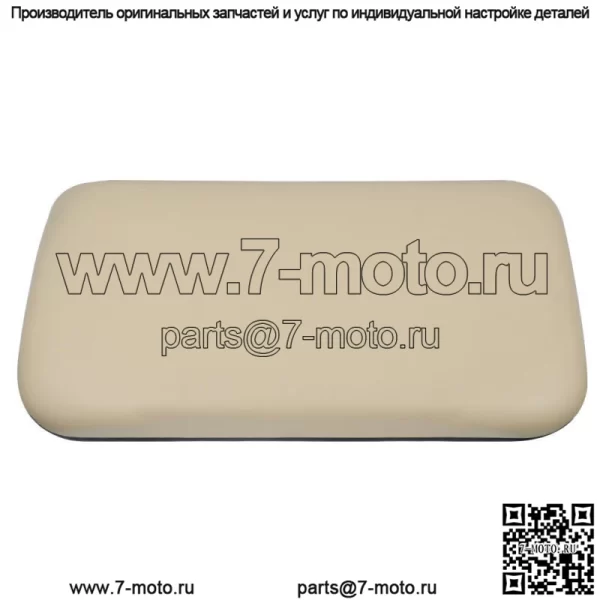Подушка переднего сиденья для гольф-кара Tan с фурнитурой для EZGO Medalist TXT 1994-2013 - Image 3