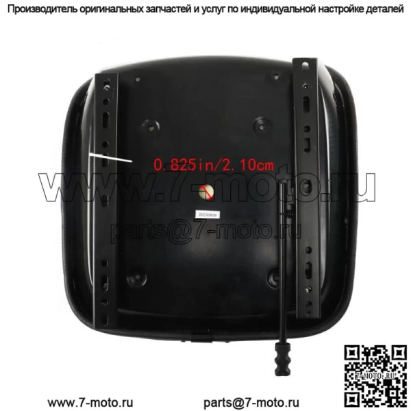 Для Case Backhoe Loader Seat Black 580C 580D 580E 580L 580M Skid Steer Loader - Image 3