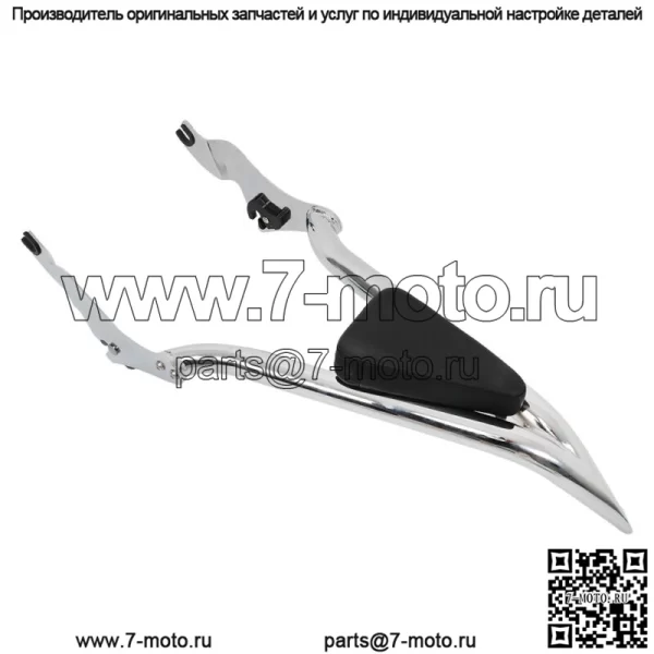 Для CVO Touring Road King Glide Street Chrome New 22'' Backrest Sissy Bar - Image 2