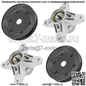 Палубный шпиндель со шкивом для Cub Cadet 213 2130 2135 214 190-214-100 38" 42" 2x